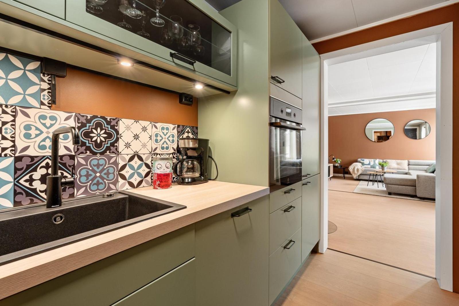 Central And Newly Renovated Apartment For Rent 特罗姆瑟 外观 照片